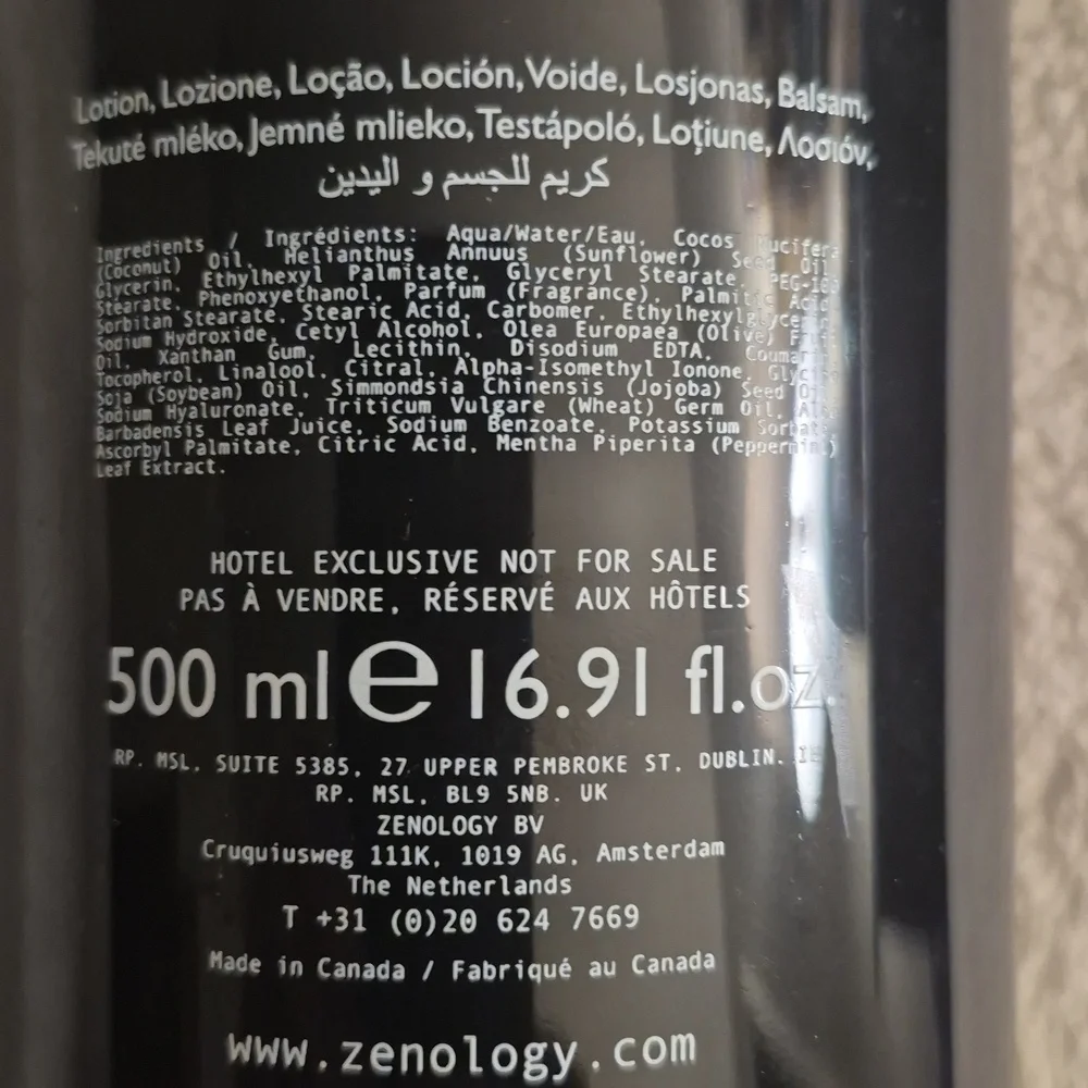 Zenology Hydrating Hand And Body Balm, Sycamore Fig Scent New